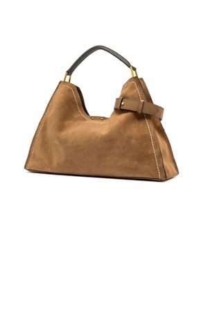 Aurora Bag in caramel-coloured suede GIANNI CHIARINI | BS12286CMPLMCP1478